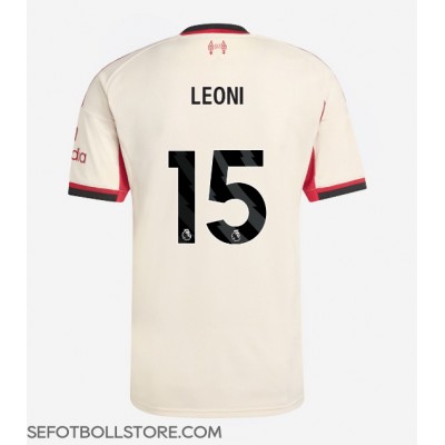Liverpool Giovanni Leoni #15 Replika Bortatröja 2025-26 Kortärmad Liverpool Giovanni Leoni #15 Replika Bortatröja 2025-26 Kortärmad